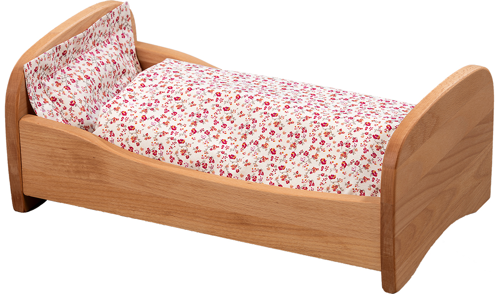 Puppenbett aus Buche 